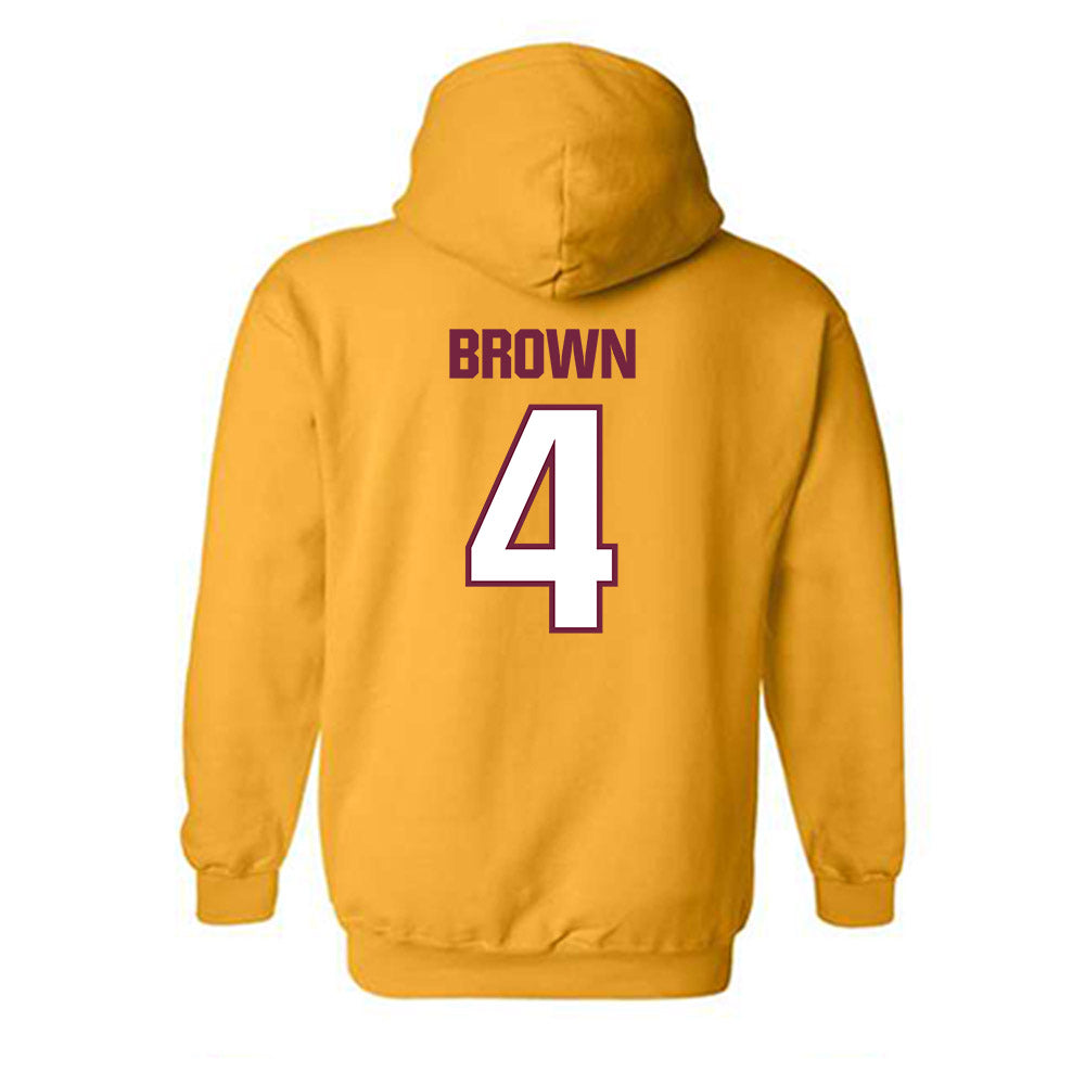 Central Michigan - NCAA Women's Basketball : Sarah Brown - Classic Shersey Hooded Sweatshirt-1