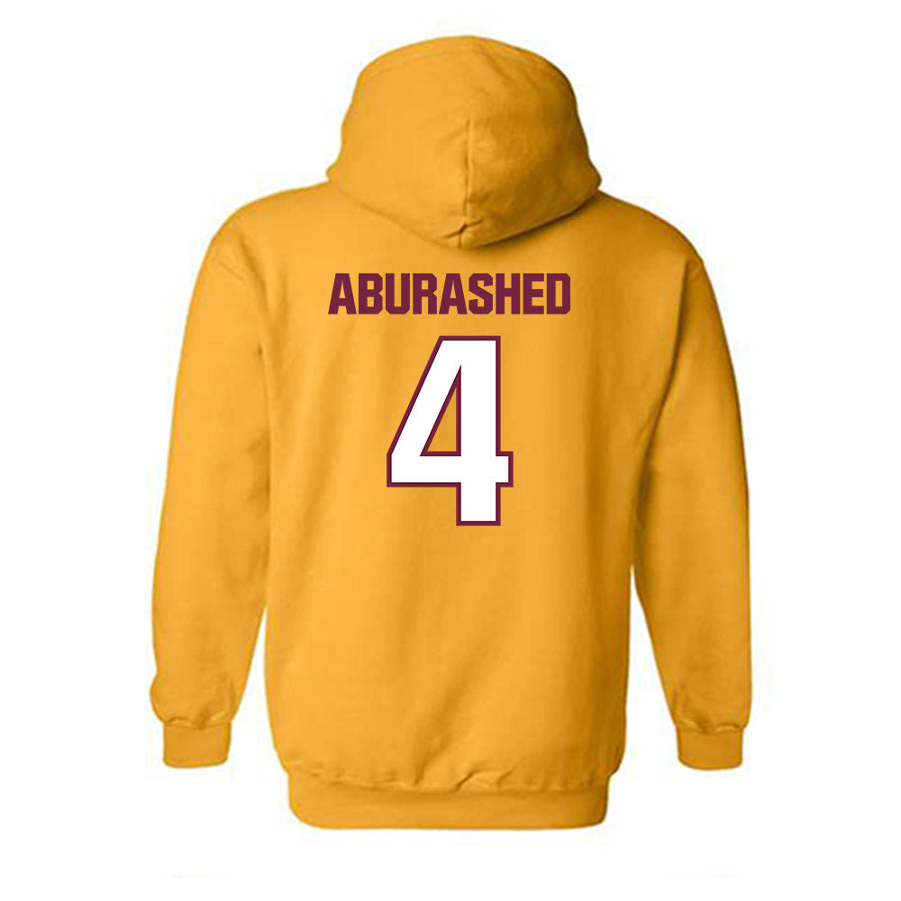 Central Michigan - NCAA Men's Basketball : Kareem Aburashed - Classic Shersey Hooded Sweatshirt-1