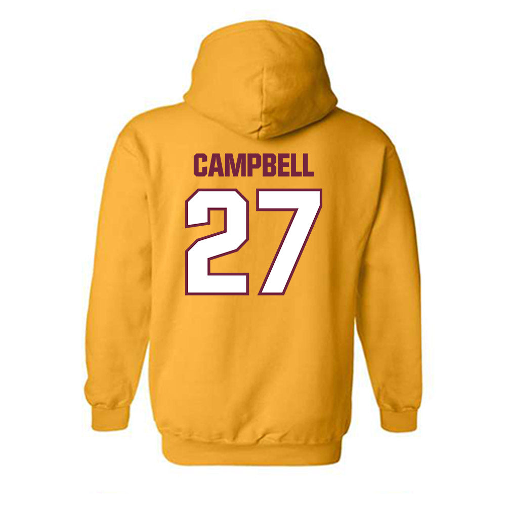 Central Michigan - NCAA Football : Tysen Campbell - Classic Shersey Hooded Sweatshirt-1