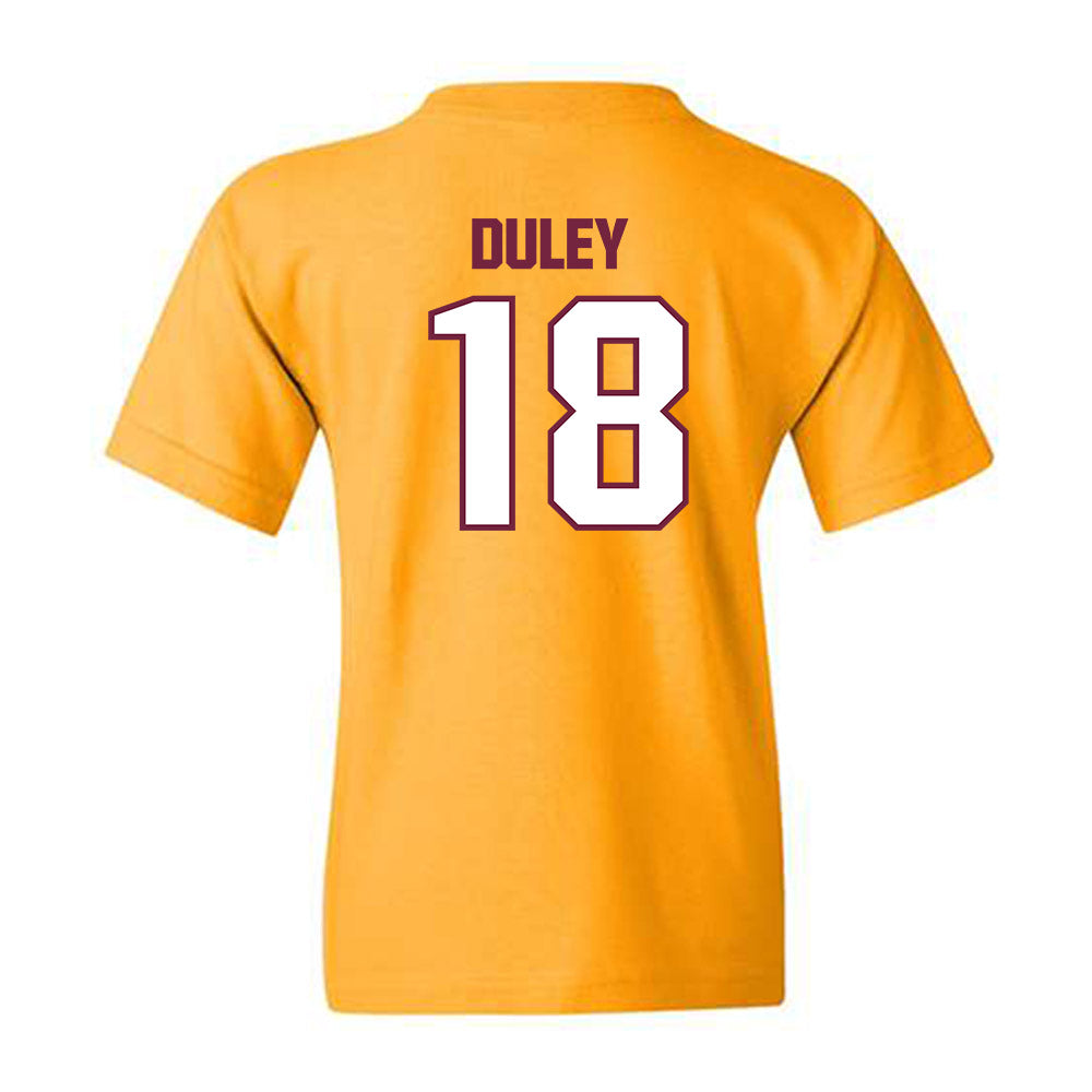 Central Michigan - NCAA Football : Declan Duley - Classic Shersey Youth T-Shirt-1