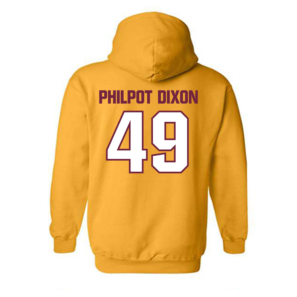 Central Michigan - NCAA Football : Jason Philpot Dixon - Classic Shersey Hooded Sweatshirt-1