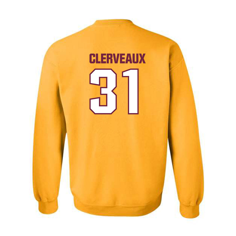 Central Michigan - NCAA Football : Jayden Clerveaux - Classic Shersey Crewneck Sweatshirt-1