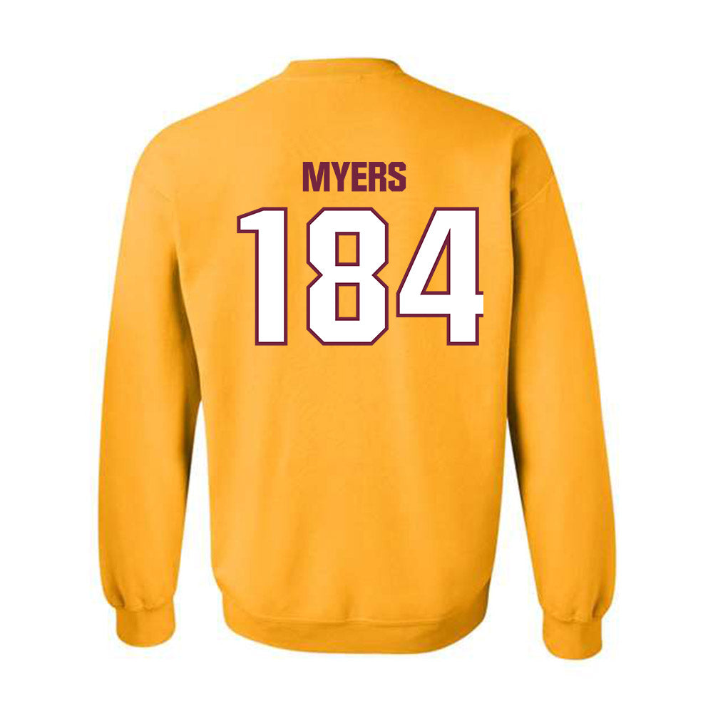 Central Michigan - NCAA Wrestling : Trey Myers - Classic Shersey Crewneck Sweatshirt-1