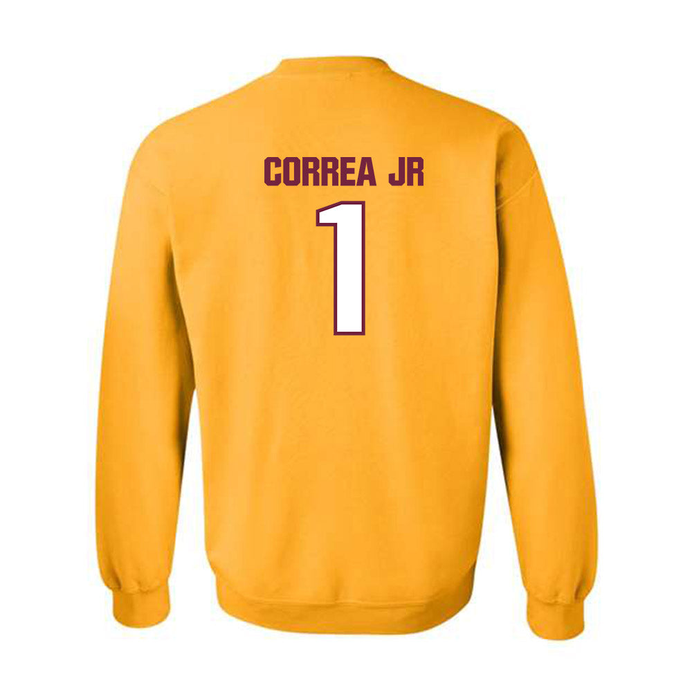 Central Michigan - NCAA Baseball : Miguel Correa Jr - Classic Shersey Crewneck Sweatshirt-1