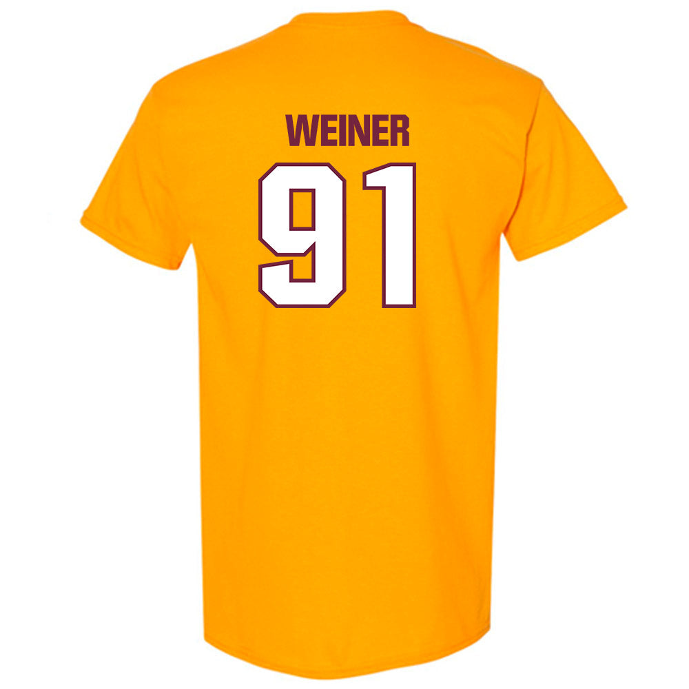 Central Michigan - NCAA Football : Aaron Weiner - Classic Shersey T-Shirt-1