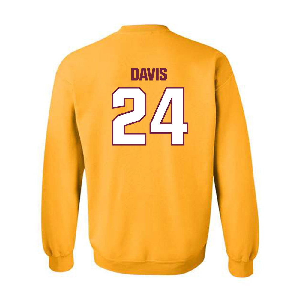 Central Michigan - NCAA Women's Basketball : Indya Davis - Classic Shersey Crewneck Sweatshirt-1