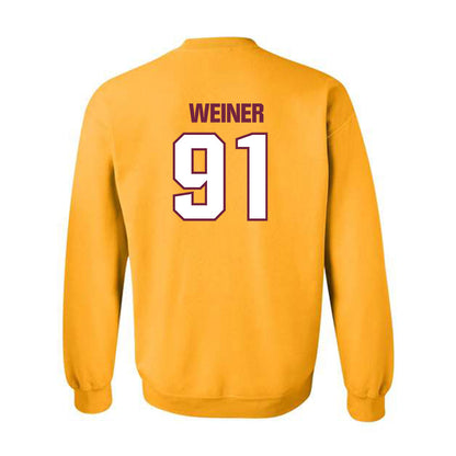 Central Michigan - NCAA Football : Aaron Weiner - Classic Shersey Crewneck Sweatshirt-1