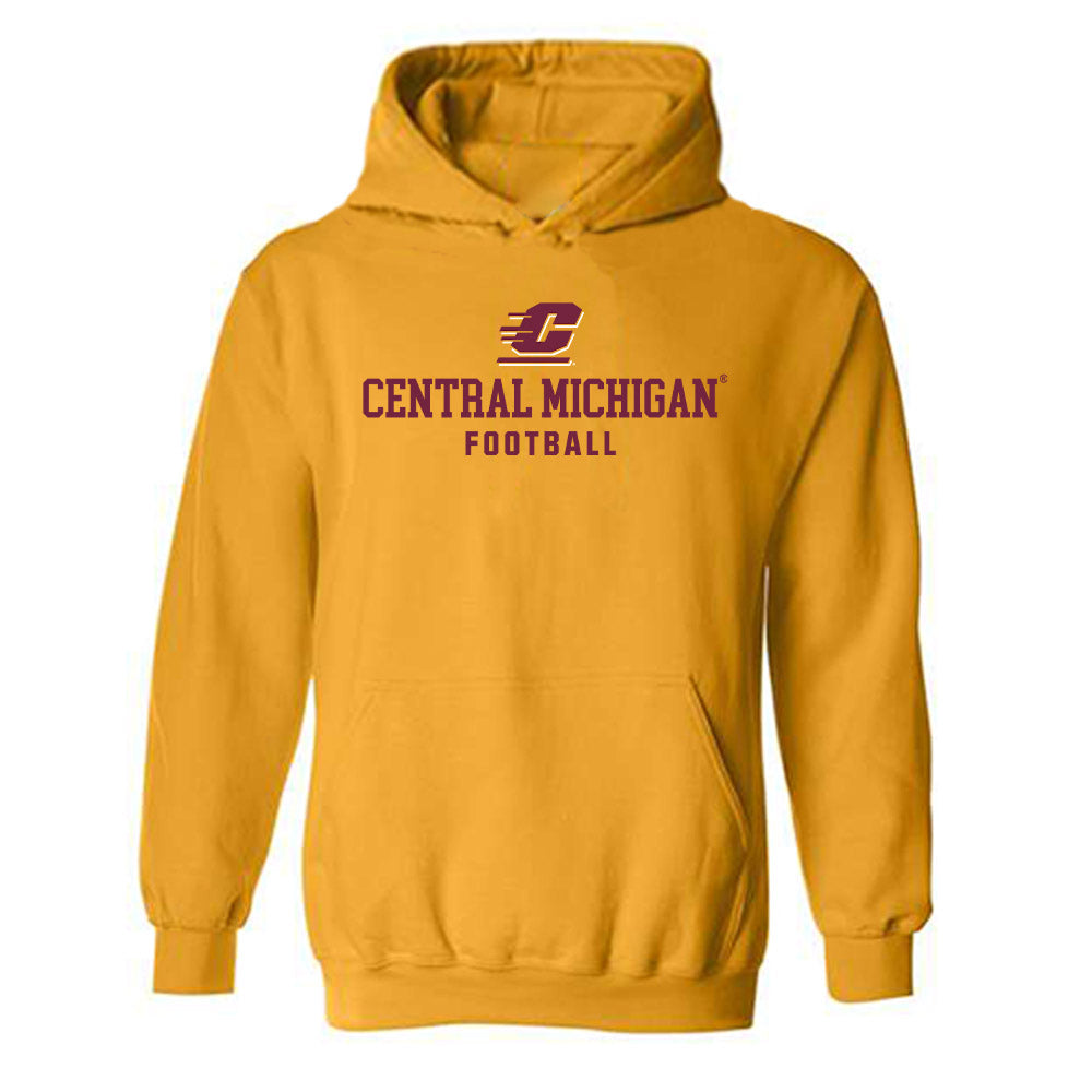 Central Michigan - NCAA Football : Marcus Beamon - Classic Shersey Hooded Sweatshirt-0