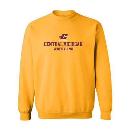 Central Michigan - NCAA Wrestling : Cristian Haslem - Classic Shersey Crewneck Sweatshirt-0