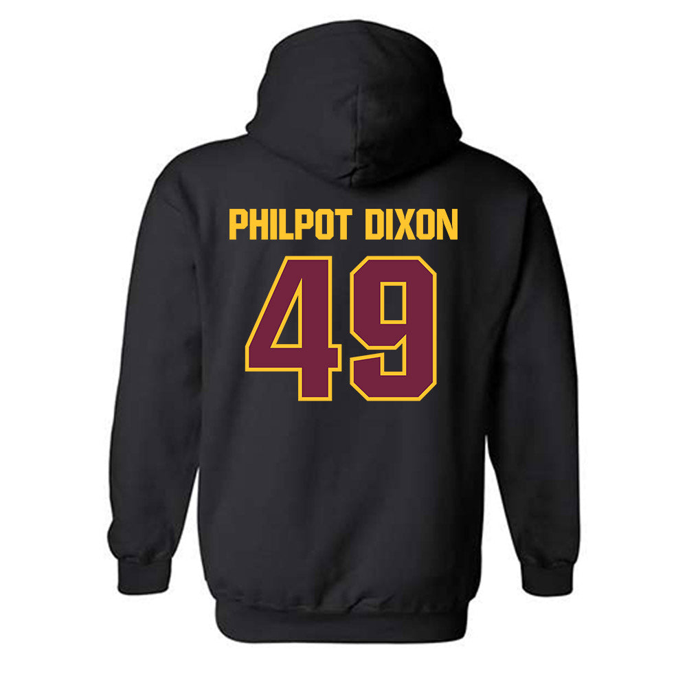 Central Michigan - NCAA Football : Jason Philpot Dixon - Classic Shersey Hooded Sweatshirt-1