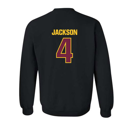 Central Michigan - NCAA Football : Jaion Jackson - Classic Shersey Crewneck Sweatshirt-1