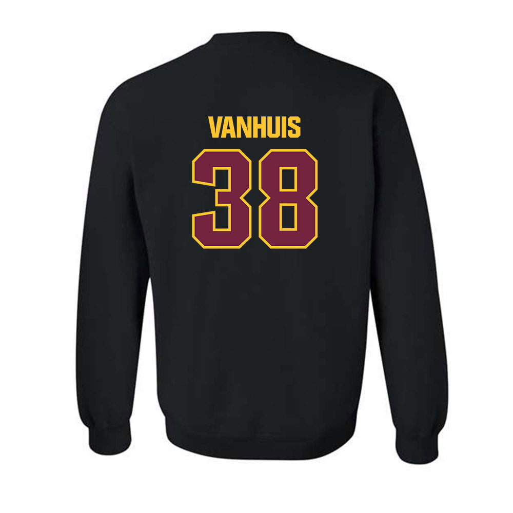 Central Michigan - NCAA Football : Caden VanHuis - Classic Shersey Crewneck Sweatshirt-1