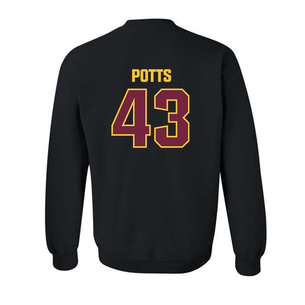Central Michigan - NCAA Baseball : Tyson Potts - Classic Shersey Crewneck Sweatshirt-1