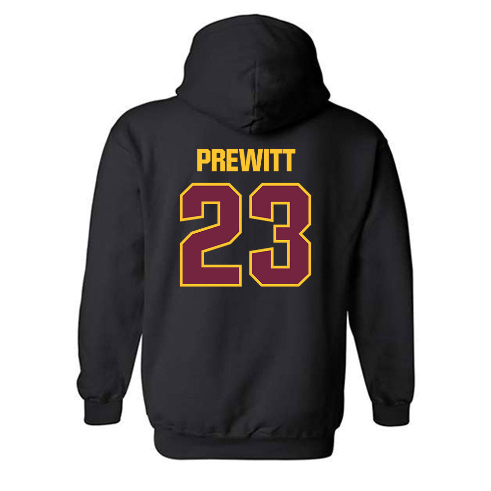 Central Michigan - NCAA Women's Basketball : Demetria Prewitt - Classic Shersey Hooded Sweatshirt-1
