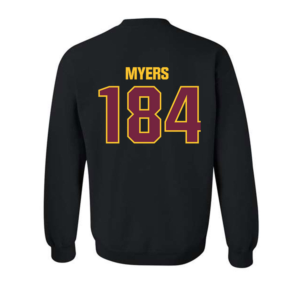 Central Michigan - NCAA Wrestling : Trey Myers - Classic Shersey Crewneck Sweatshirt-1