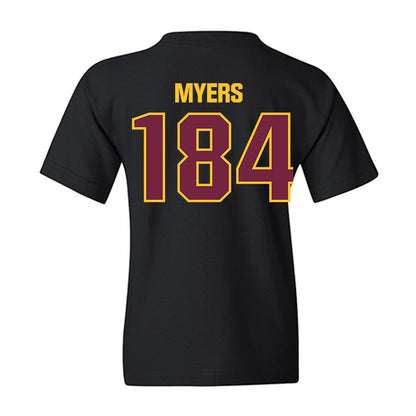 Central Michigan - NCAA Wrestling : Trey Myers - Classic Shersey Youth T-Shirt-1