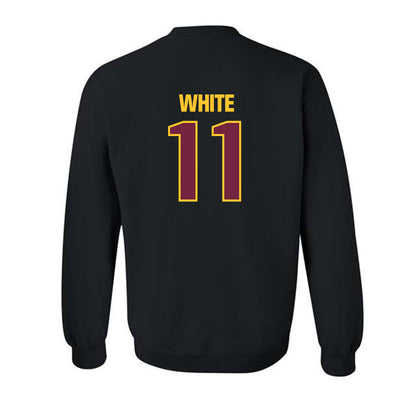 Central Michigan - NCAA Football : Xavier White - Classic Shersey Crewneck Sweatshirt-1