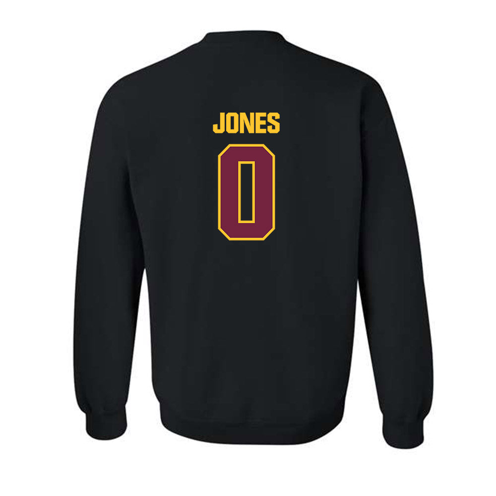 Central Michigan - NCAA Football : Kendall Jones - Classic Shersey Crewneck Sweatshirt-1