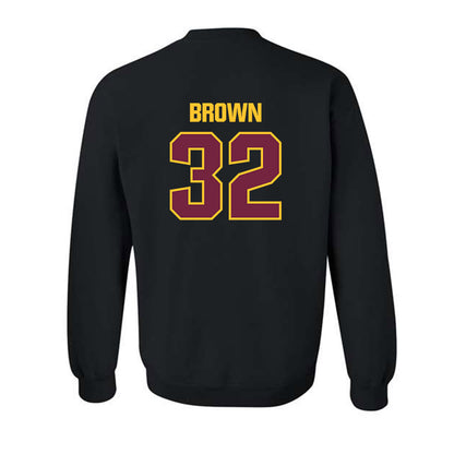 Central Michigan - NCAA Football : Donovan Brown - Classic Shersey Crewneck Sweatshirt-1