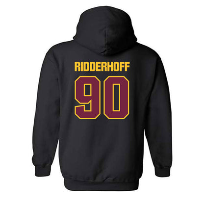 Central Michigan - NCAA Football : Connor Ridderhoff - Classic Shersey Hooded Sweatshirt-1