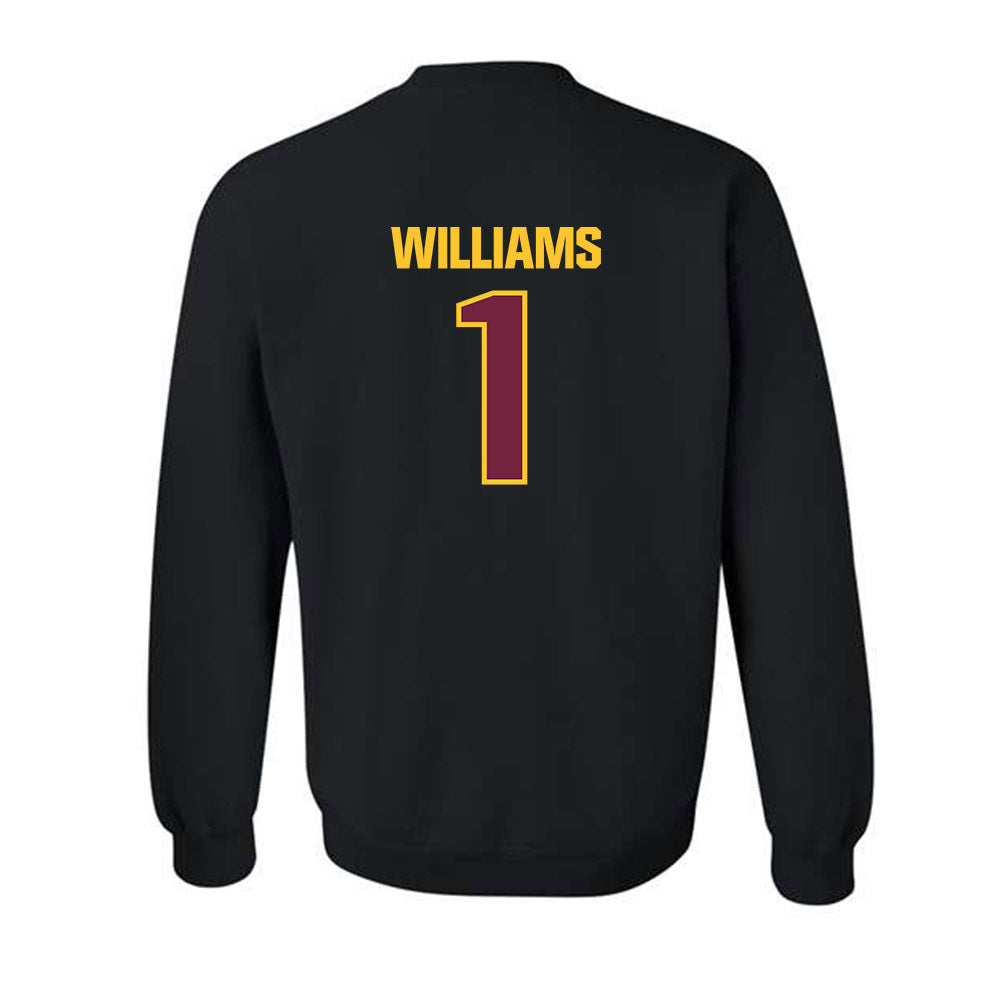 Central Michigan - NCAA Women's Basketball : Nevaeh Williams - Classic Shersey Crewneck Sweatshirt-1