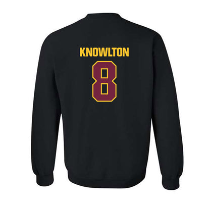 Central Michigan - NCAA Baseball : Zach Knowlton - Classic Shersey Crewneck Sweatshirt-1