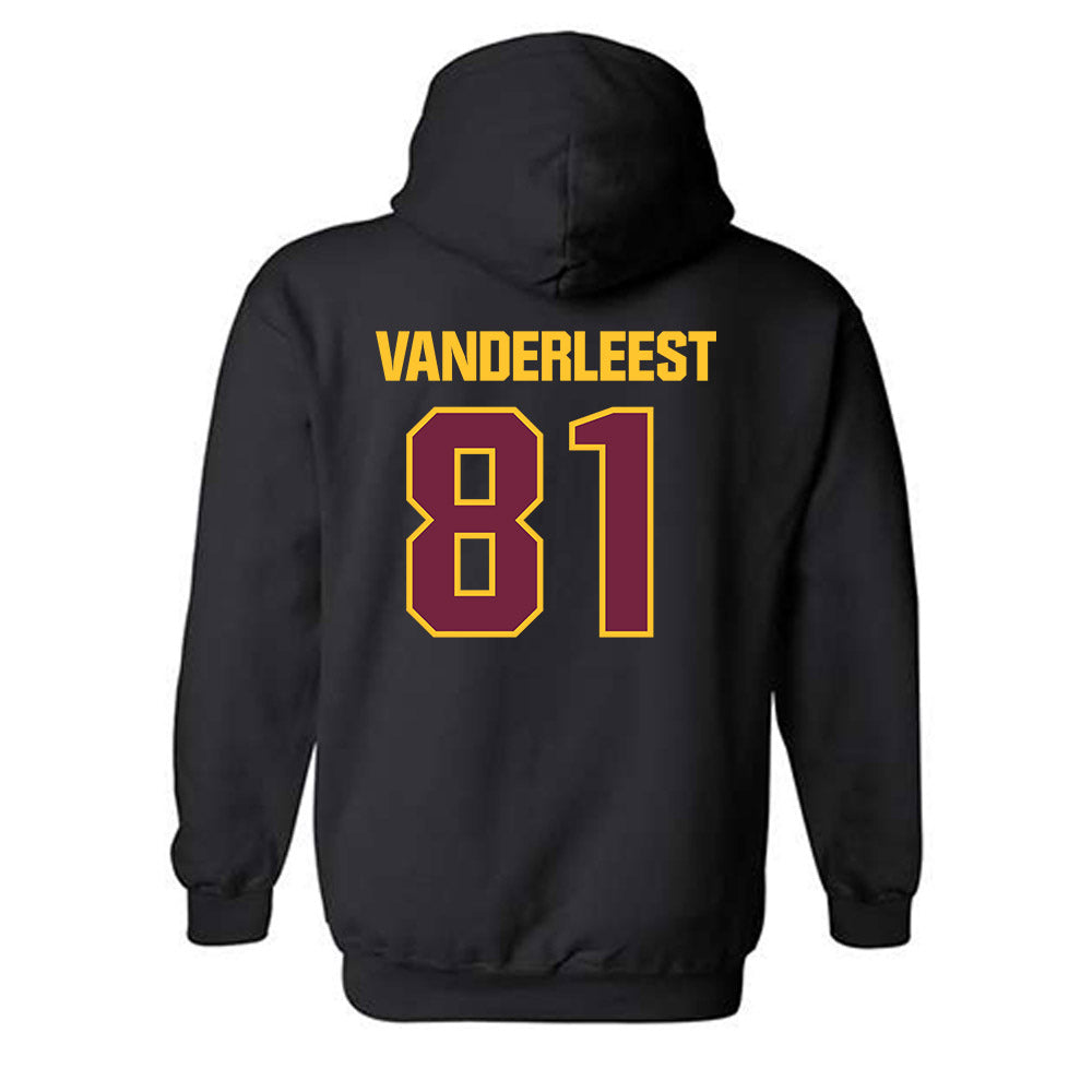 Central Michigan - NCAA Football : Tayte Vanderleest - Classic Shersey Hooded Sweatshirt-1