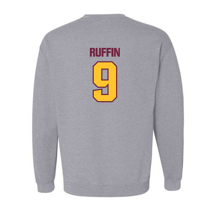 Central Michigan - NCAA Football : Justin Ruffin - Classic Shersey Crewneck Sweatshirt-1
