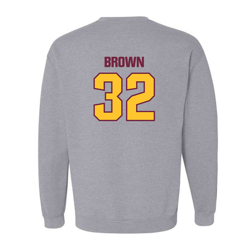 Central Michigan - NCAA Football : Donovan Brown - Classic Shersey Crewneck Sweatshirt-1