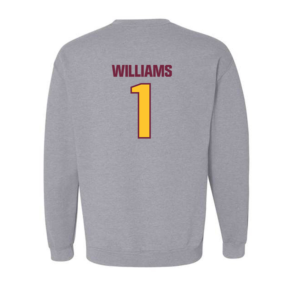 Central Michigan - NCAA Women's Basketball : Nevaeh Williams - Classic Shersey Crewneck Sweatshirt-1