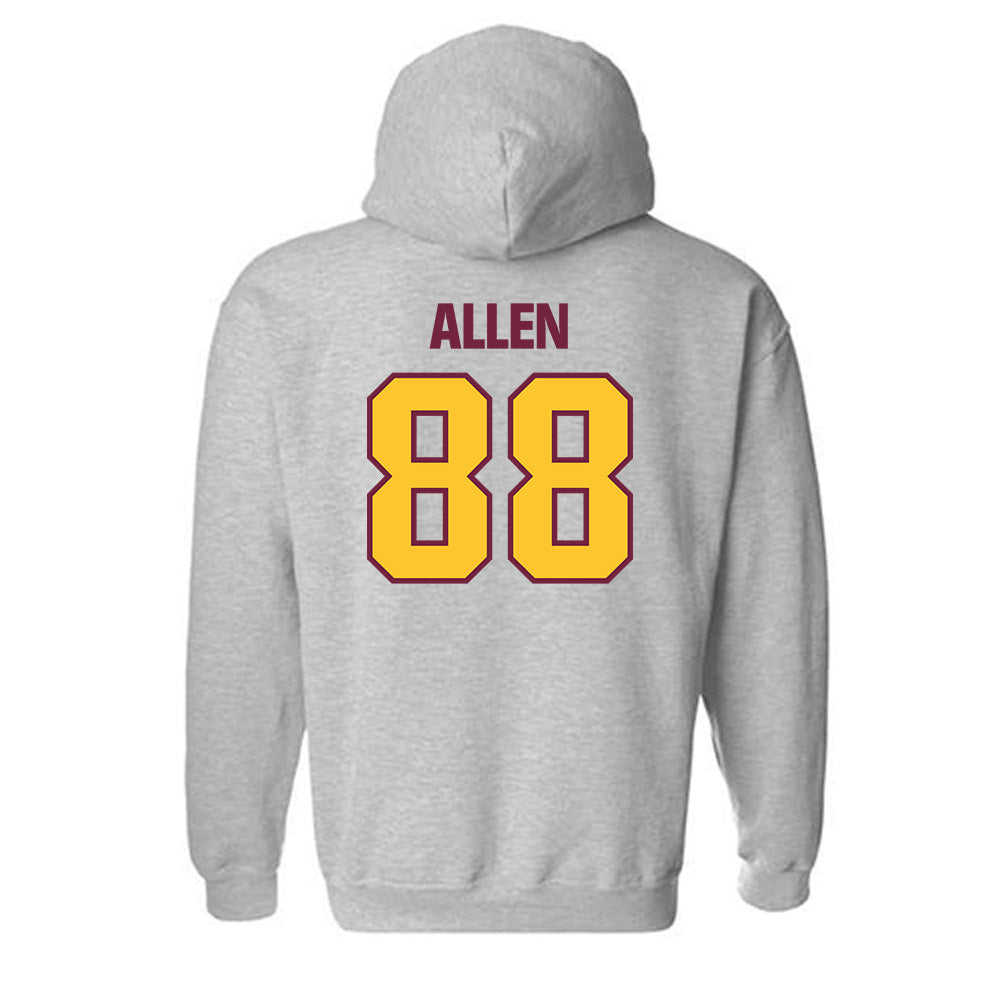 Central Michigan - NCAA Football : Jaden Allen - Classic Shersey Hooded Sweatshirt-1