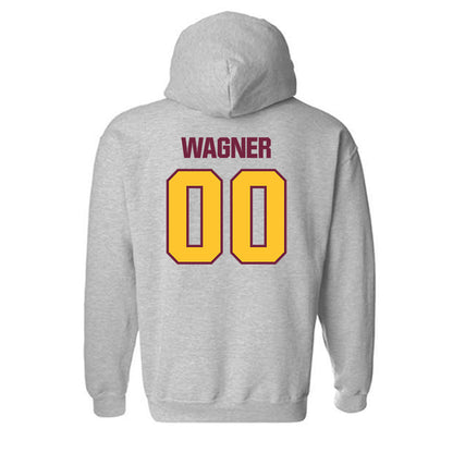 Central Michigan - NCAA Football : Zack Wagner - Classic Shersey Hooded Sweatshirt-1