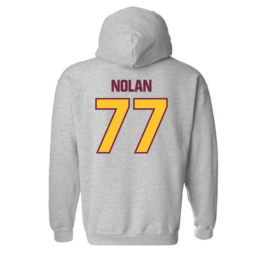 Central Michigan - NCAA Football : Jack Nolan - Classic Shersey Hooded Sweatshirt-1
