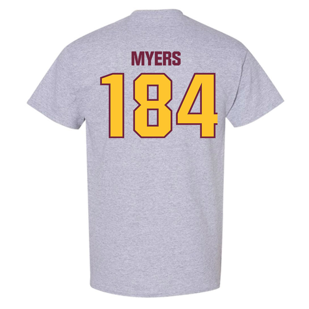 Central Michigan - NCAA Wrestling : Trey Myers - Classic Shersey T-Shirt-1