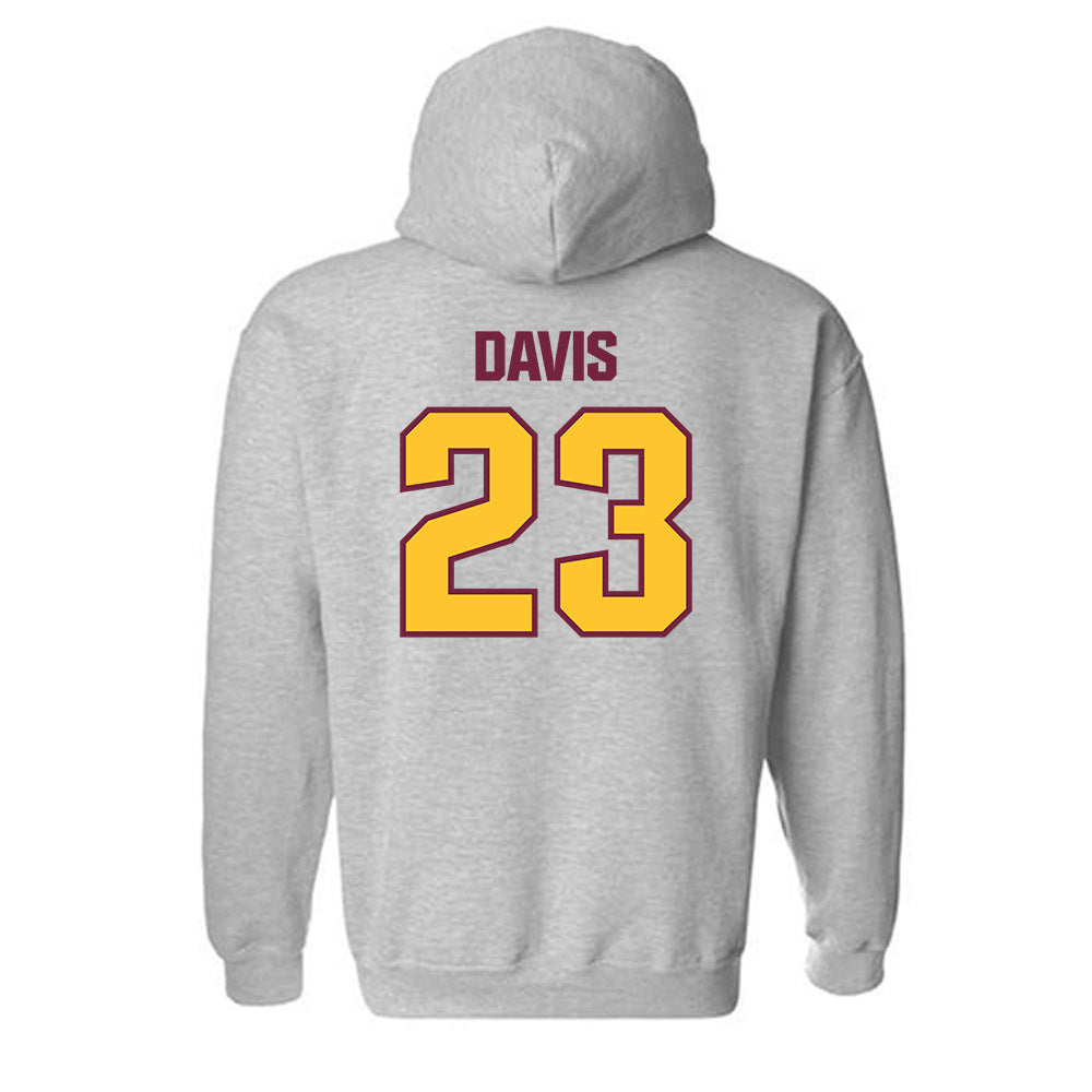 Central Michigan - NCAA Women's Basketball : Summer Davis - Classic Shersey Hooded Sweatshirt-1