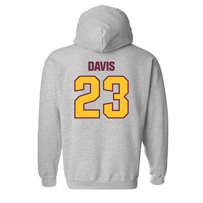 Central Michigan - NCAA Women's Basketball : Summer Davis - Classic Shersey Hooded Sweatshirt-1