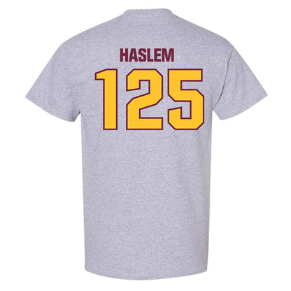Central Michigan - NCAA Wrestling : Cristian Haslem - Classic Shersey T-Shirt-1