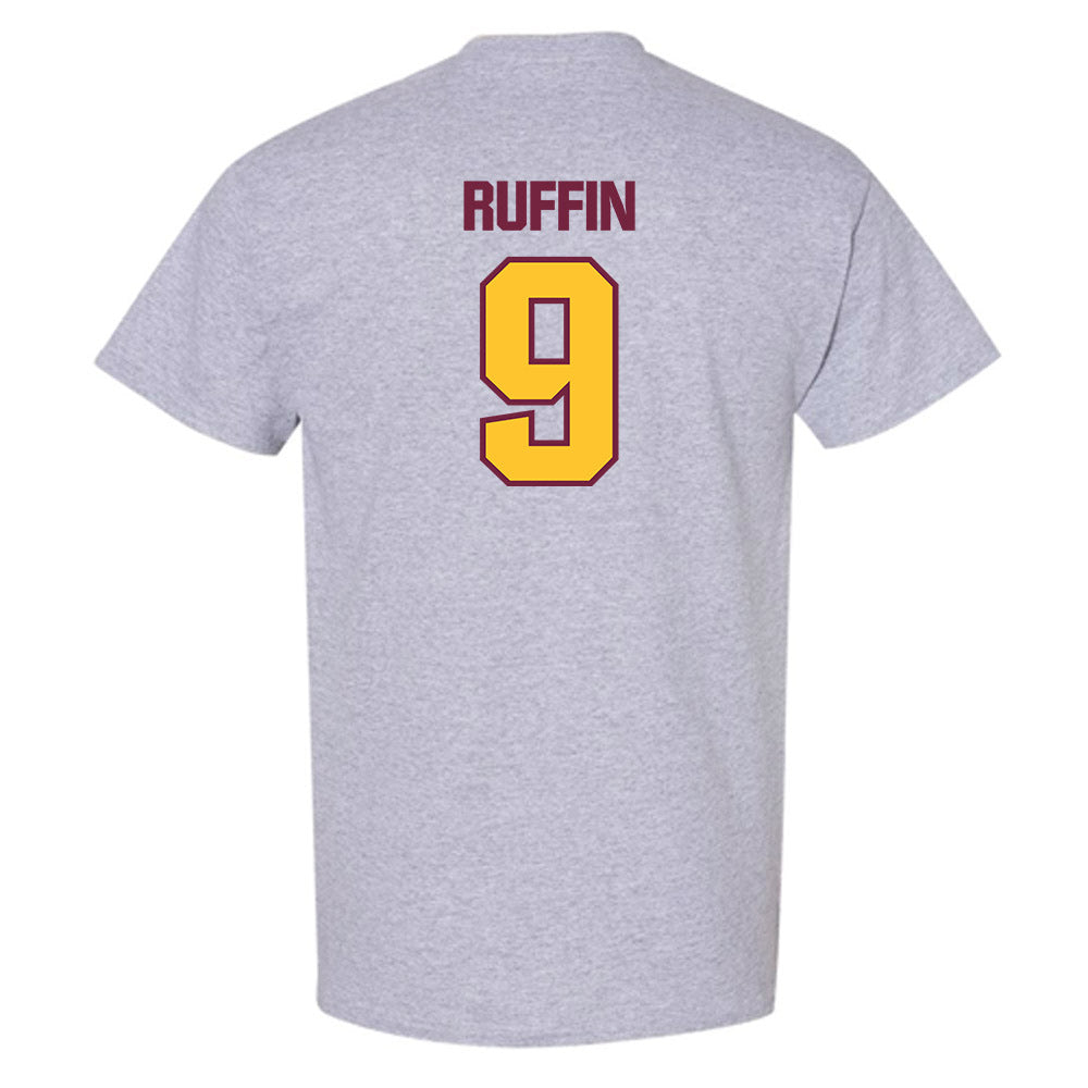 Central Michigan - NCAA Football : Justin Ruffin - Classic Shersey T-Shirt-1