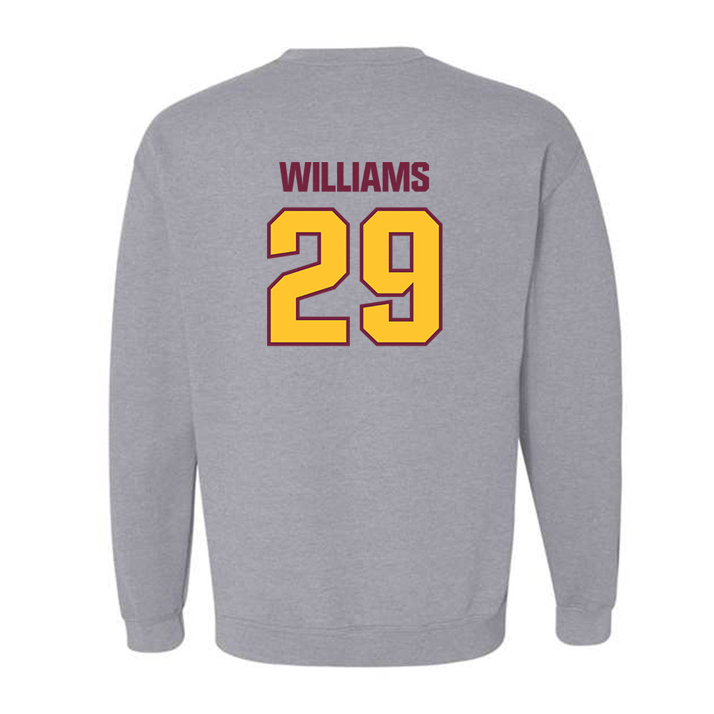 Central Michigan - NCAA Football : David Williams - Classic Shersey Crewneck Sweatshirt-1