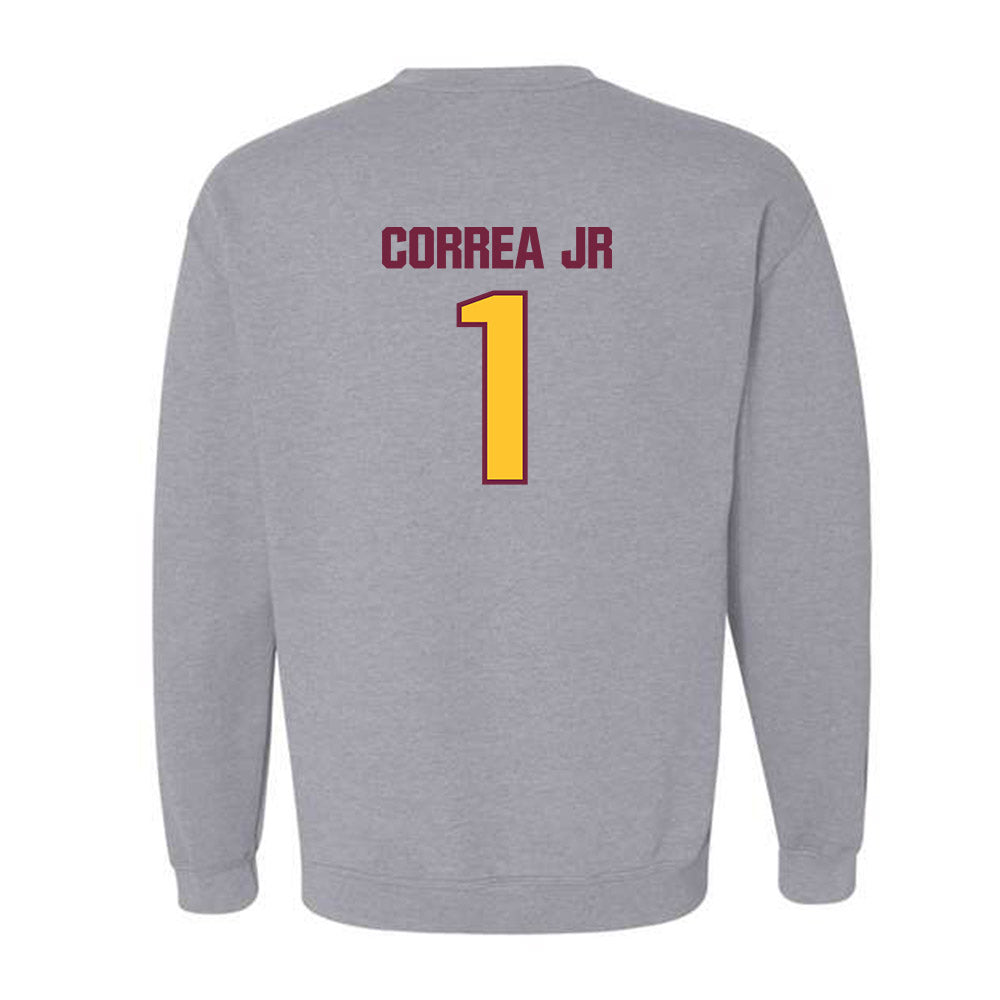 Central Michigan - NCAA Baseball : Miguel Correa Jr - Classic Shersey Crewneck Sweatshirt-1