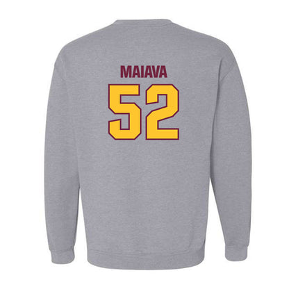 Central Michigan - NCAA Football : Dom Maiava - Classic Shersey Crewneck Sweatshirt-1