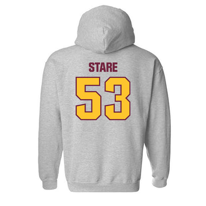 Central Michigan - NCAA Football : Collin Stare - Classic Shersey Hooded Sweatshirt-1