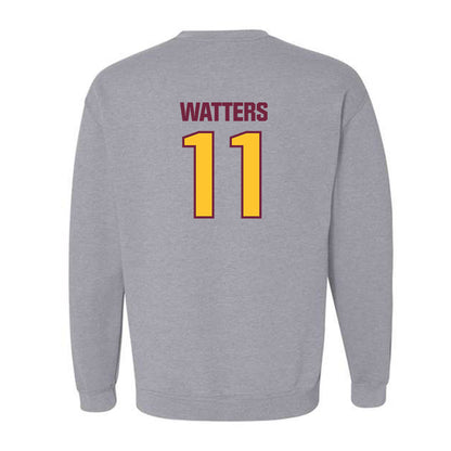 Central Michigan - NCAA Football : Ryland Watters - Classic Shersey Crewneck Sweatshirt-1