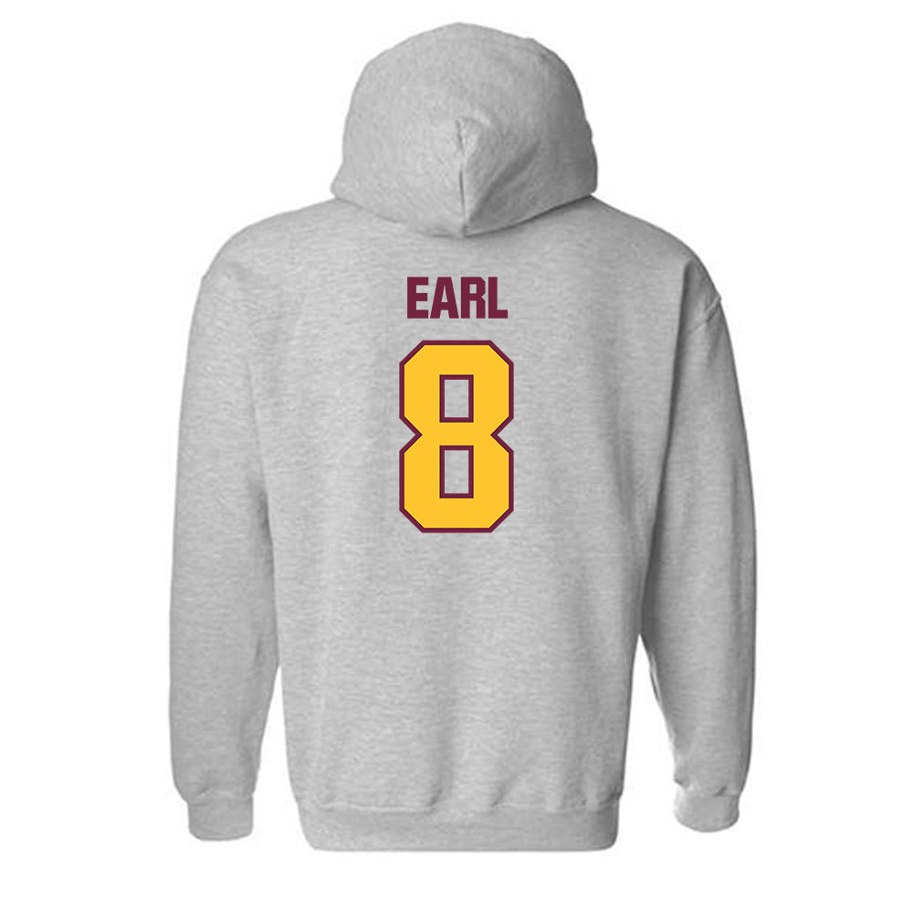 Central Michigan - NCAA Football : Victor Earl - Classic Shersey Hooded Sweatshirt-1
