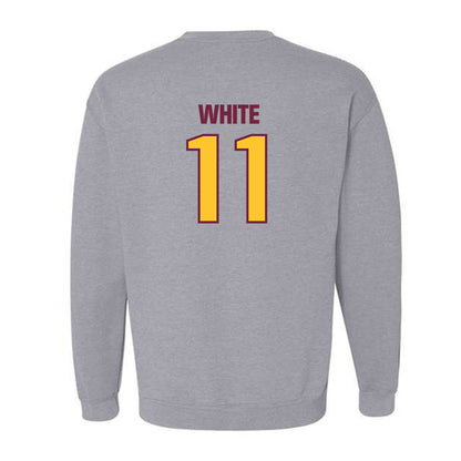 Central Michigan - NCAA Football : Xavier White - Classic Shersey Crewneck Sweatshirt-1