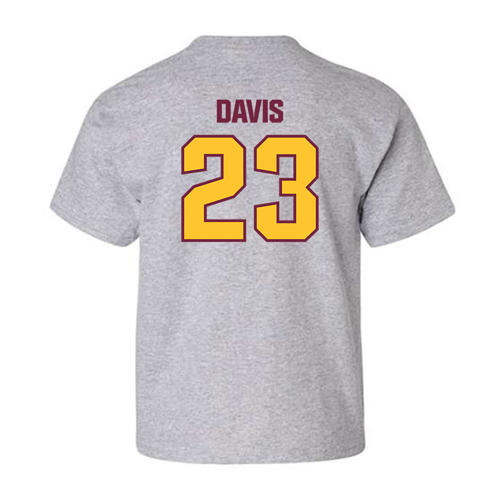 Central Michigan - NCAA Women's Basketball : Summer Davis - Classic Shersey Youth T-Shirt-1