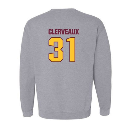 Central Michigan - NCAA Football : Jayden Clerveaux - Classic Shersey Crewneck Sweatshirt-1