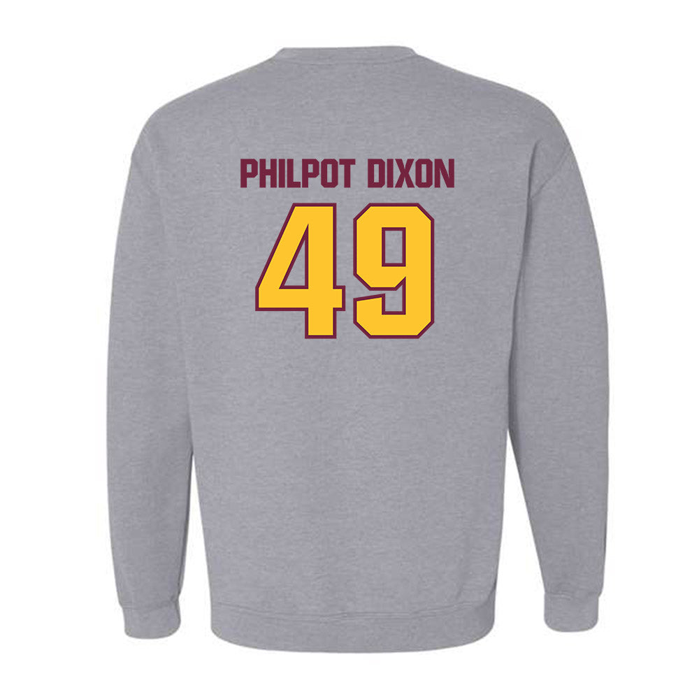 Central Michigan - NCAA Football : Jason Philpot Dixon - Classic Shersey Crewneck Sweatshirt-1