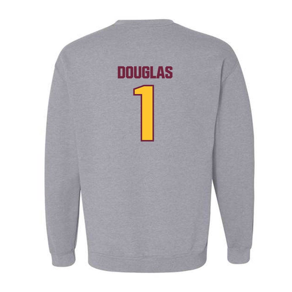 Central Michigan - NCAA Football : Jjajryn Douglas - Classic Shersey Crewneck Sweatshirt-1