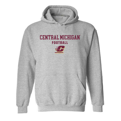 Central Michigan - NCAA Football : Logan Borodychuk - Classic Shersey Hooded Sweatshirt-0